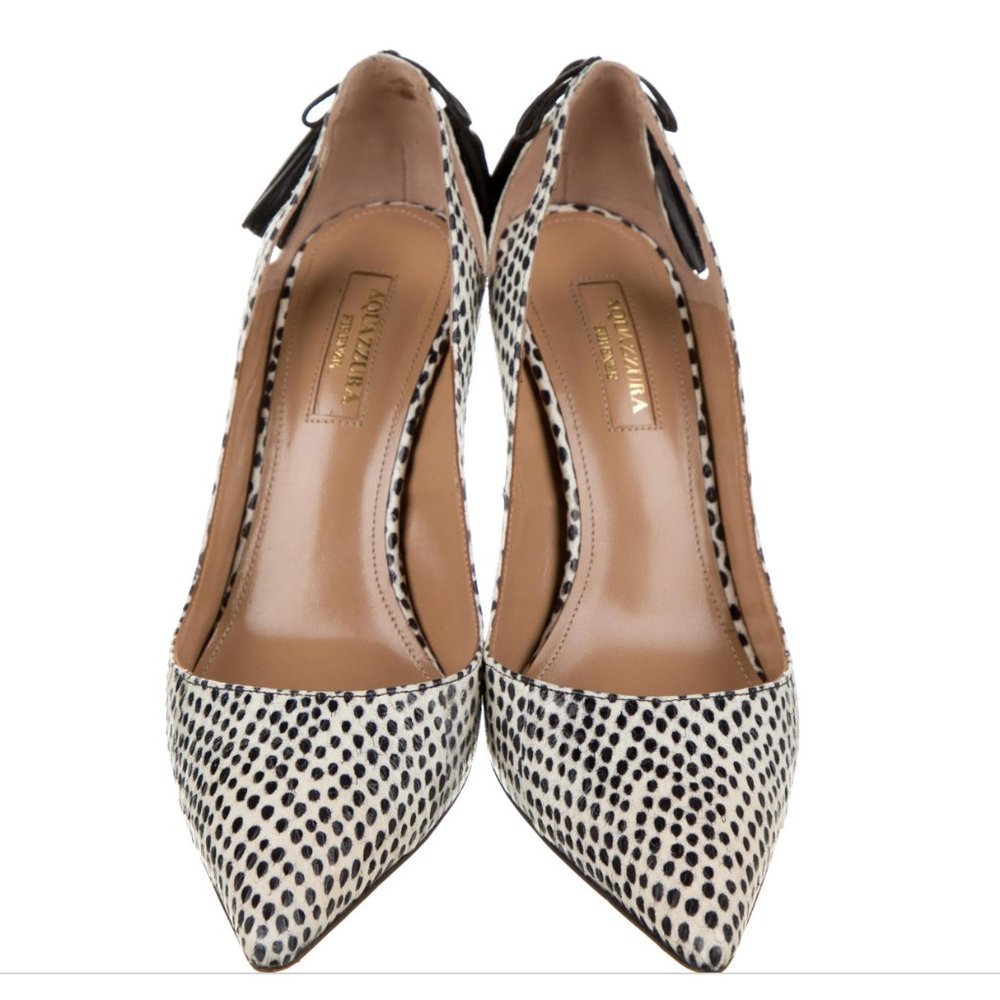 AQUAZZURA Snakeskin Animal Print Pumps - Picture 6 of 6